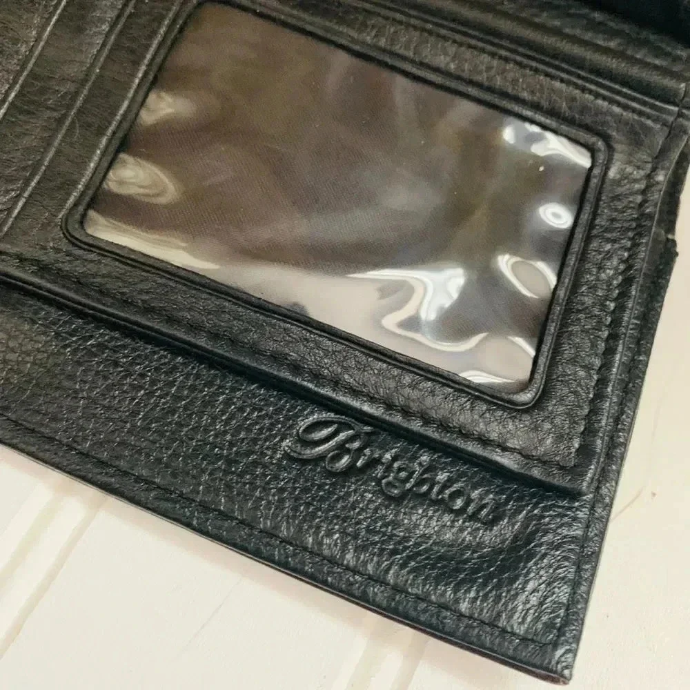 Brighton croc embossed leather wallet purse